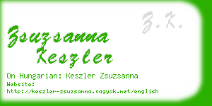 zsuzsanna keszler business card